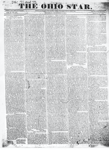 Artículo de Ezra Booth en el Ohio Star, 8 de diciembre de 1831.